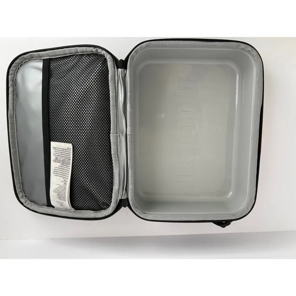 Nike Futura Fuel Pack Insulated Hard Shell Lunch Bag Box Black Graphic Print O/S